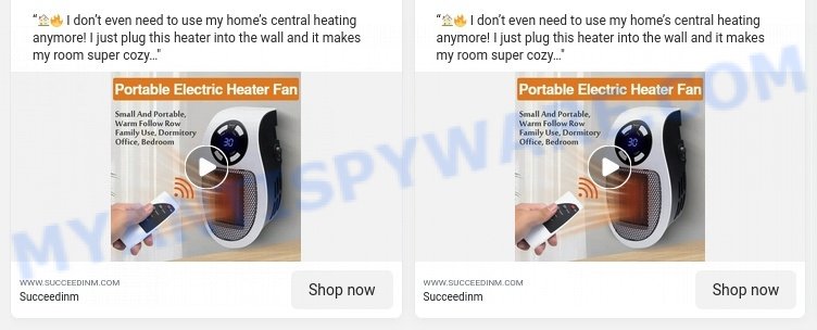 Toasty Heater facebook ads