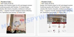 Vercal.shop Pandora sale scam