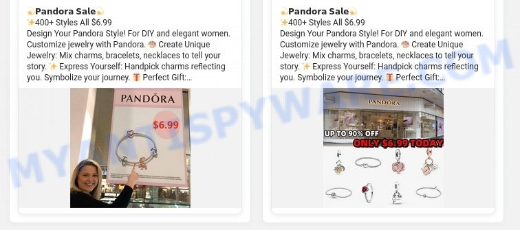 Vercal.shop Pandora sale scam