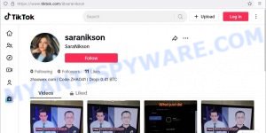 Zhaowex Changpeng Zhao bitcoin promo code scam