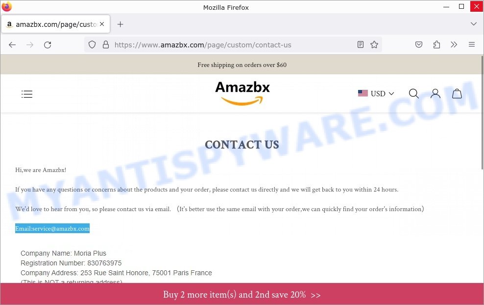 Amazbx.com Amazon Pallet sale scam contacts