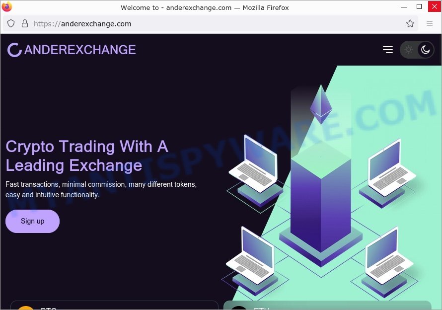 Anderexchange.com crypto scam