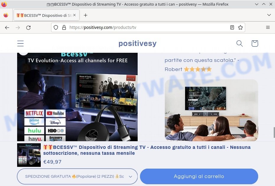 BCESSV TV Streaming Device fake reviews