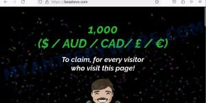 Beastevo.com Claim 1k Beast Promo scam