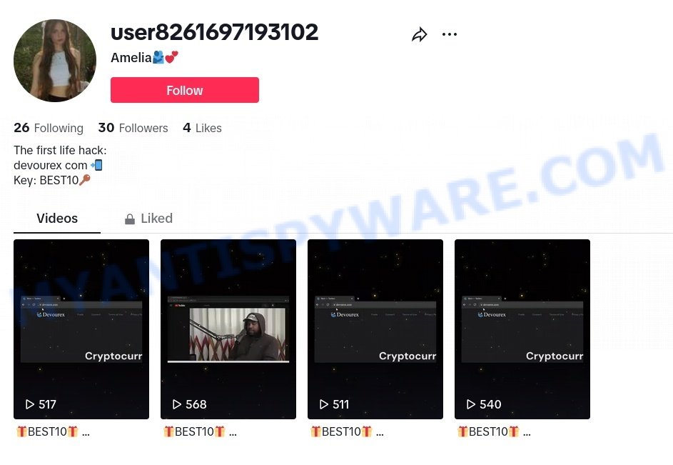 Devourex btc code scam