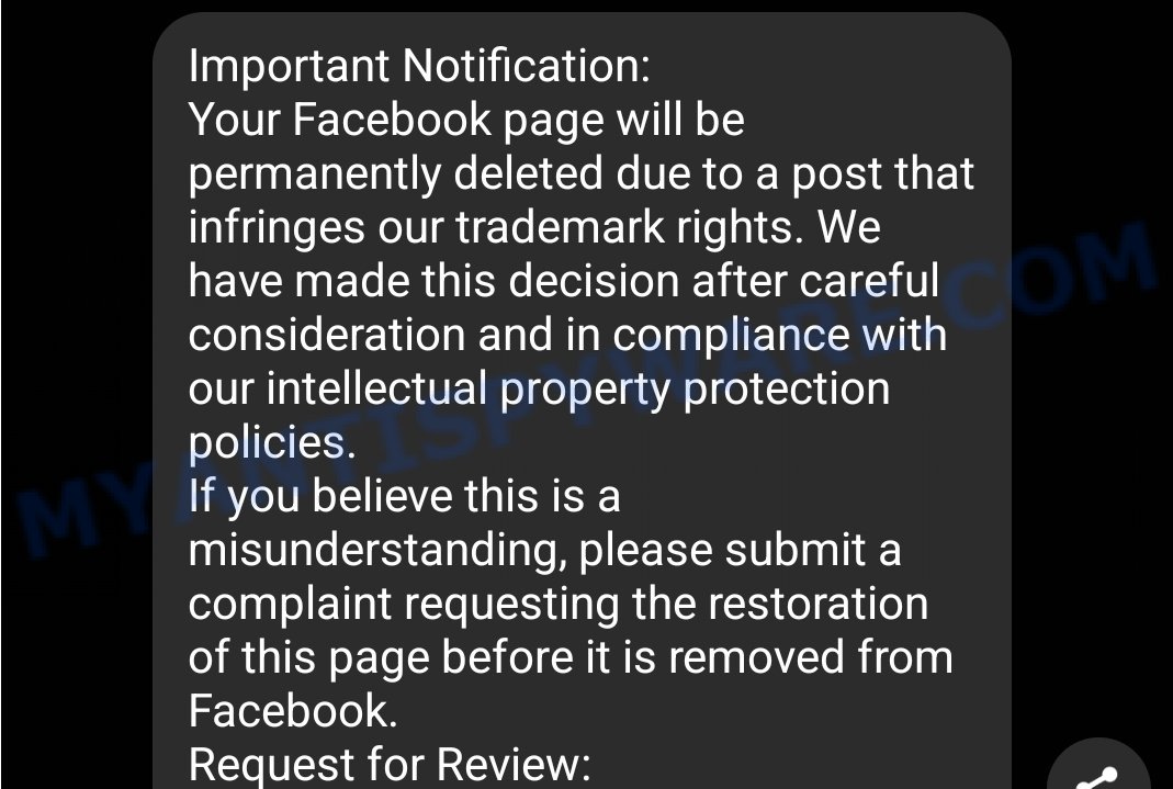 Facebook Messenger Scam Message From Guest