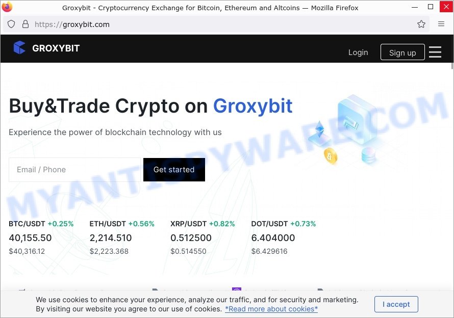 Groxybit.com crypto scam