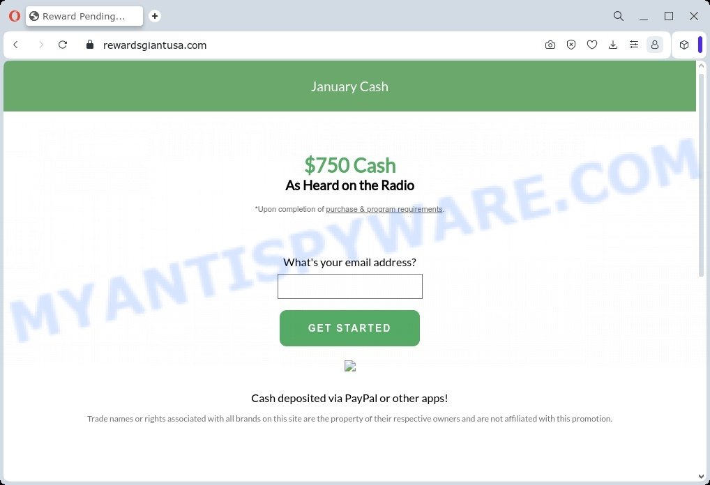 January Cash 2024 Reward Pending