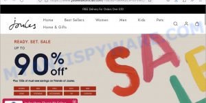 Joulesukofficial.com Joules Outlet Online Store Sale scam