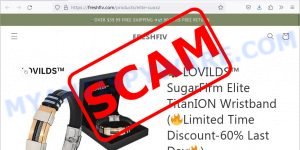 LOVILDS SugarFirm Elite TitanION Wristband scam