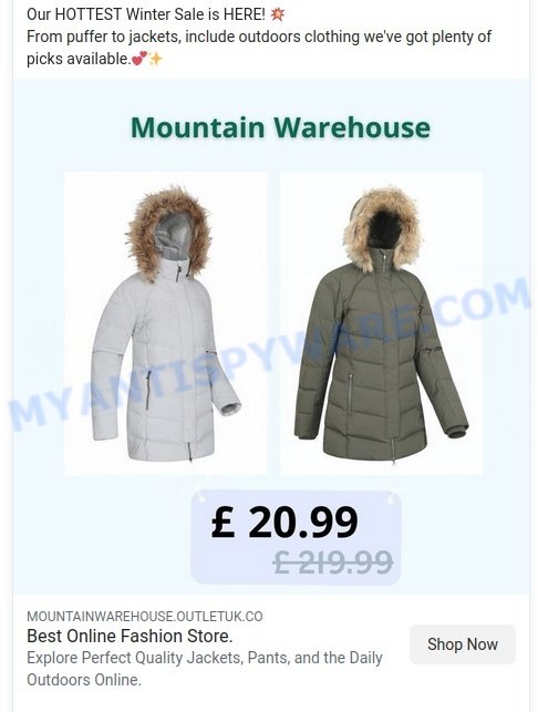 Mountainwarehouse.outletuk.co scam
