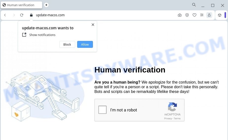 Update-macos.com click allow scam