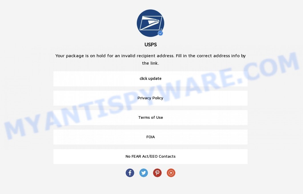 Usps.searchmails.com fake usps website