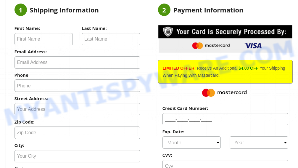 Vipdiscoveryrewards.com scam enter info
