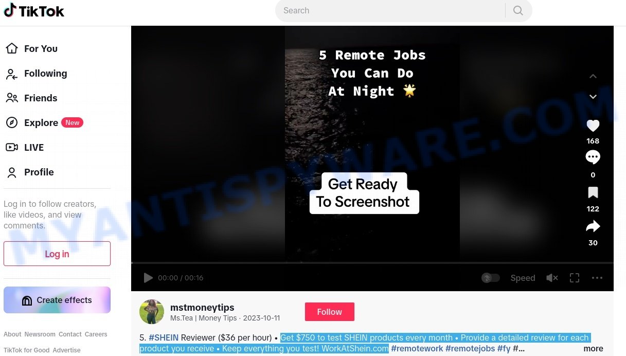 WorkAtShein tiktok