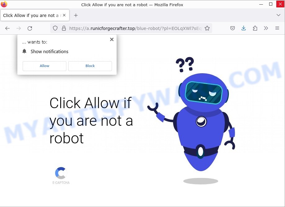 A.runicforgecrafter.top click allow scam