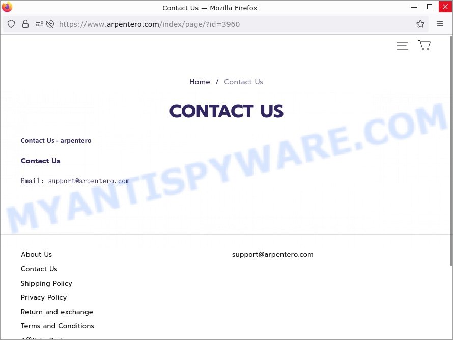 Arpentero.com contacts