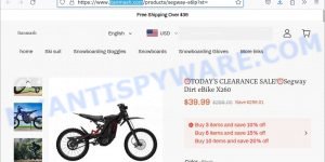 Itanmash.com Segway Dirt eBike Scam store