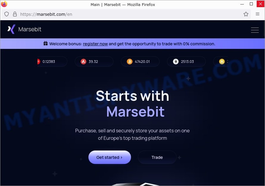 Marsebit.com crypto scam
