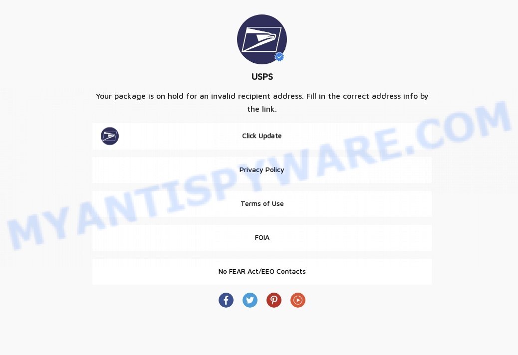 Uspsupz.top fake usps website