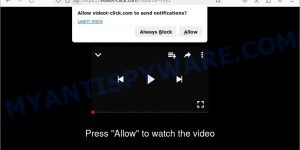Videot-click.com click allow scam