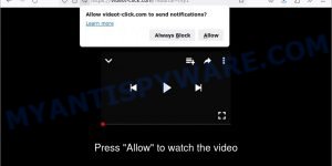 Videot-click.com click allow scam