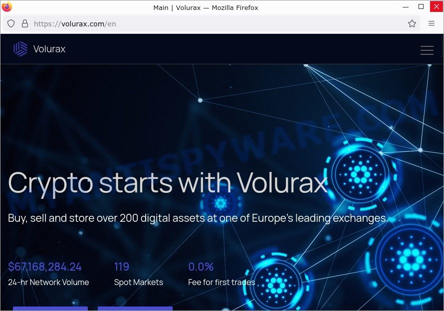 Volurax.com bitcoin promo scam