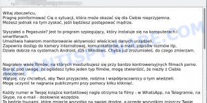 Witaj zboczeńcu Email Scam