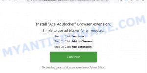 Ace AdBlocker chrome extension
