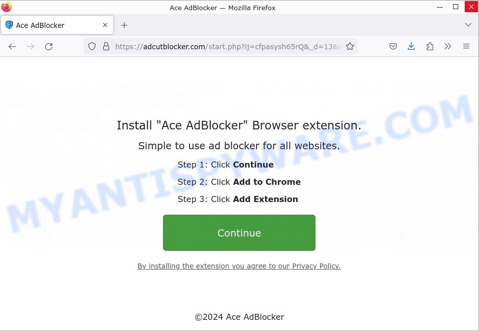 adcutblocker.com: Ace AdBlocker chrome extension