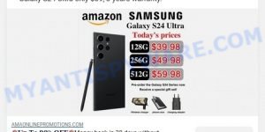 Amaonlinepromotions.com Amazon Electronic Wholesale scam ads