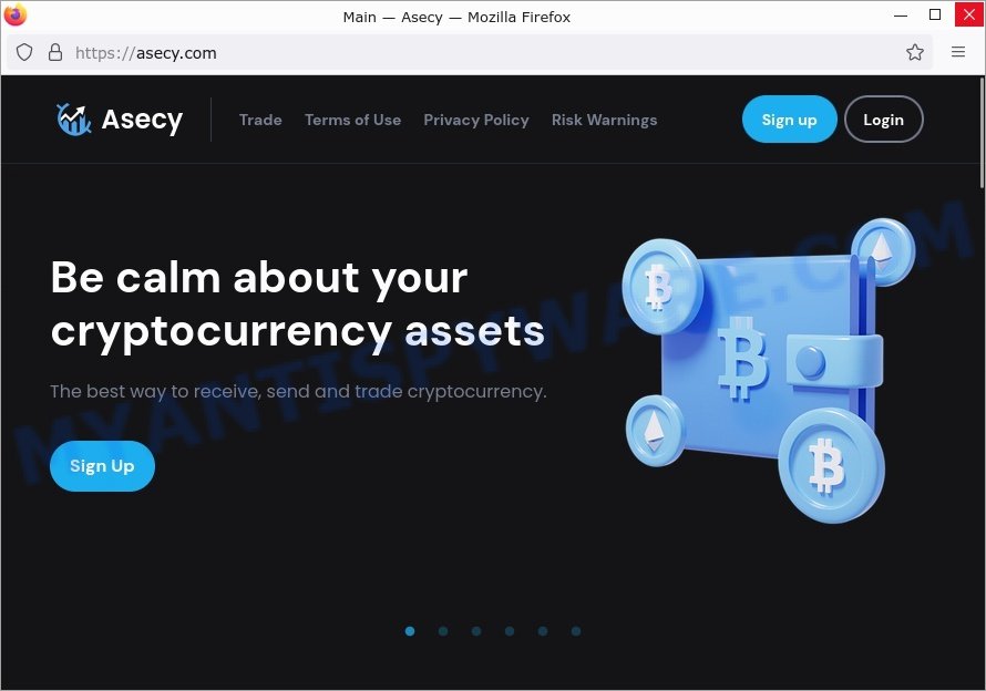 Asecy.com crypto scam