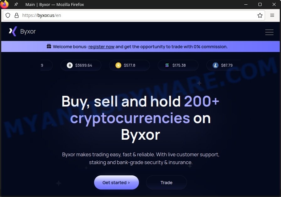 Byxor.us crypto scam