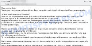 Hola pervertido Email scam