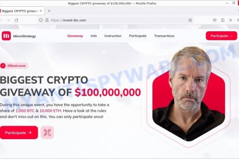 Invest-btc.com Biggest CRYPTO giveaway scam