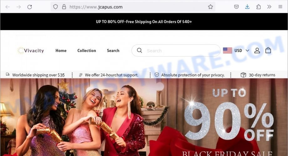 Jcapus.com fake JCPenney scam store