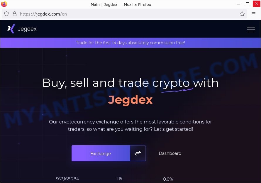 Jegdex.com crypto scam