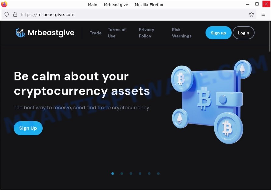 Mrbeastgive.com bitcoin promo code scam