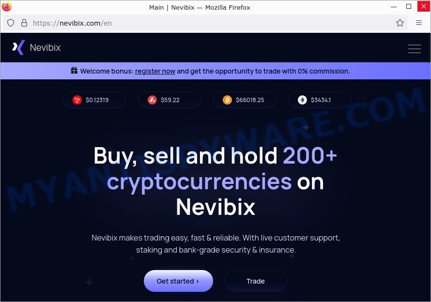 Nevibix.com crypto scam