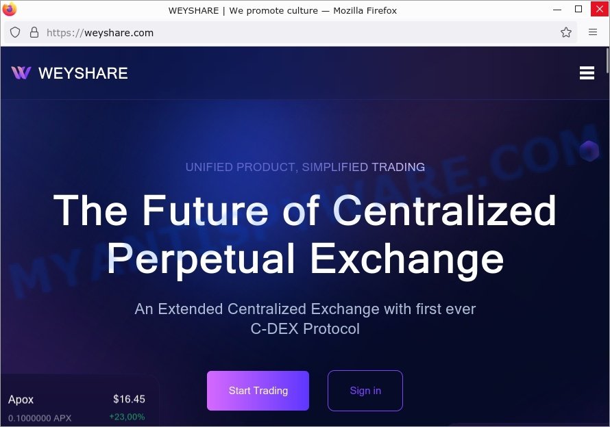 Weyshare.com crypto scam