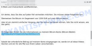 12hJx9CYC8YqZpm73dt4xKyTQLmsm5WAwf Bitcoin Email Scam