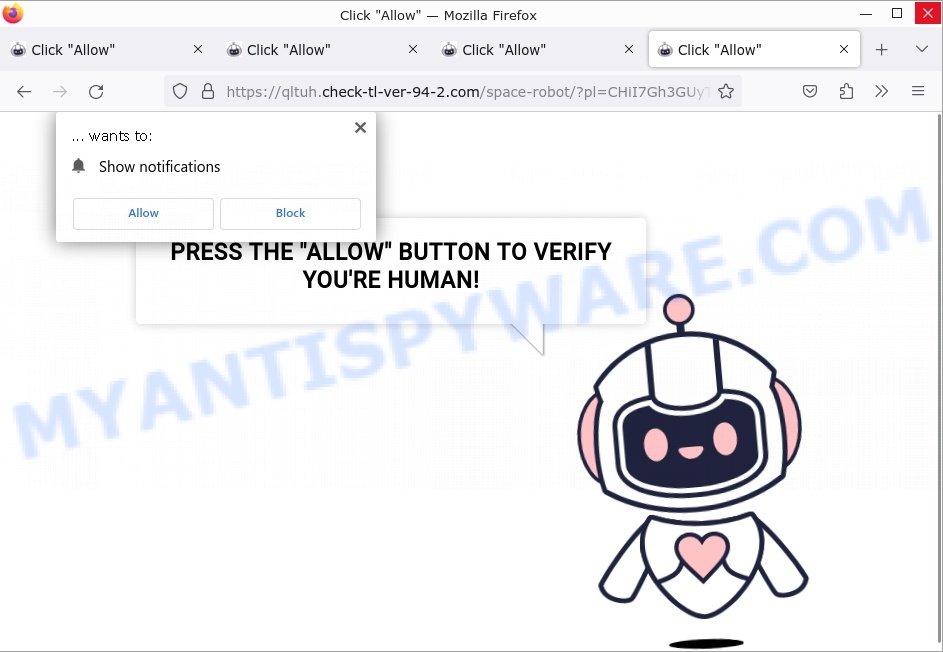 Click Allow Check-tl-ver-94-2.com scam