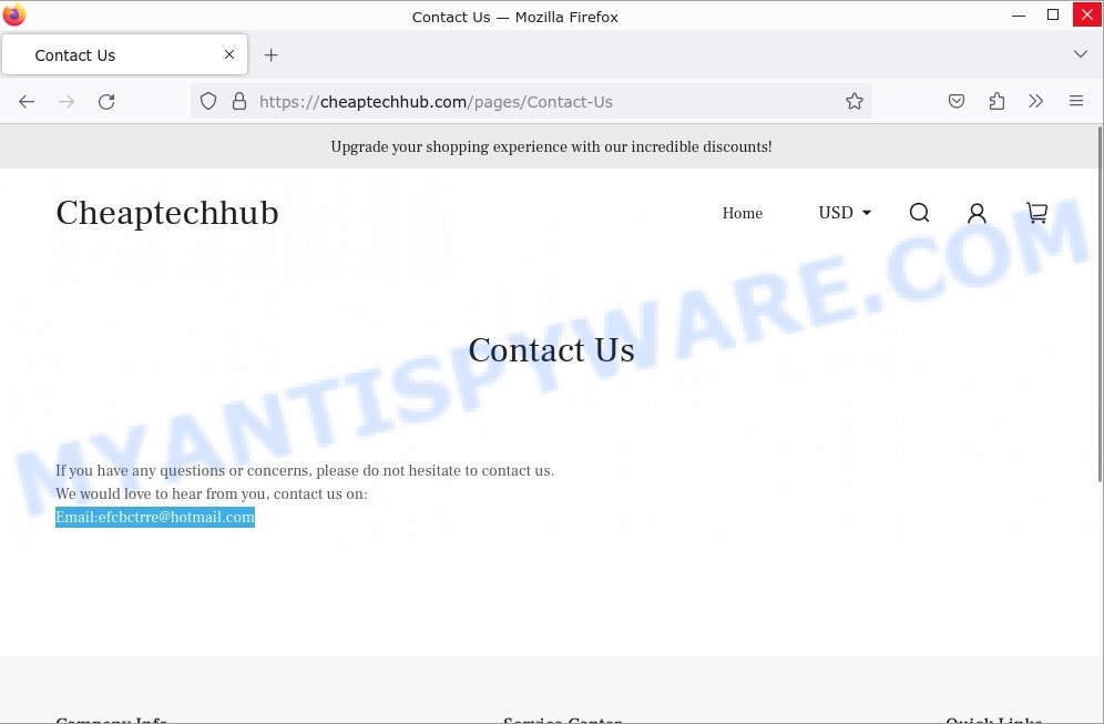 Efcbctrre hotmail.com scams contact