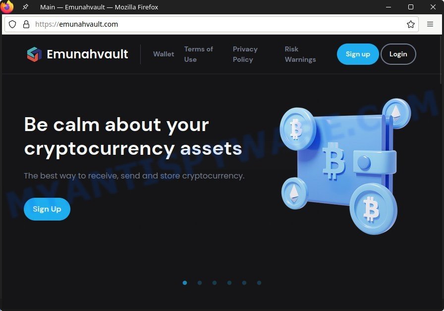 Emunahvault.com crypto scam