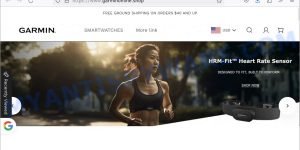 Garminonline.shop fake Garmin sale scam