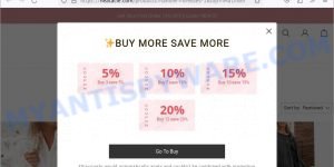 Heatacle.com fake Fashion Nova website scam