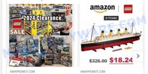 LEGO Titanic 10294 for 18.24 scam