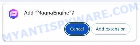 MagnaEngine chrome extension virus
