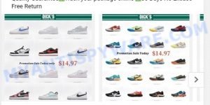 Melodiousfd.live DICK'S Sporting Goods Sale scam ads