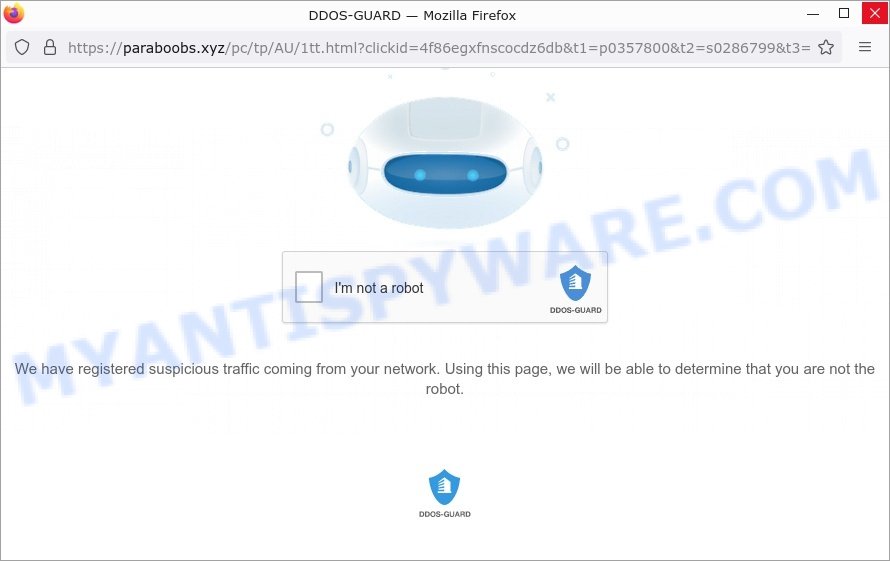 Paraboobs.xyz DDOS-GUARD click allow scam